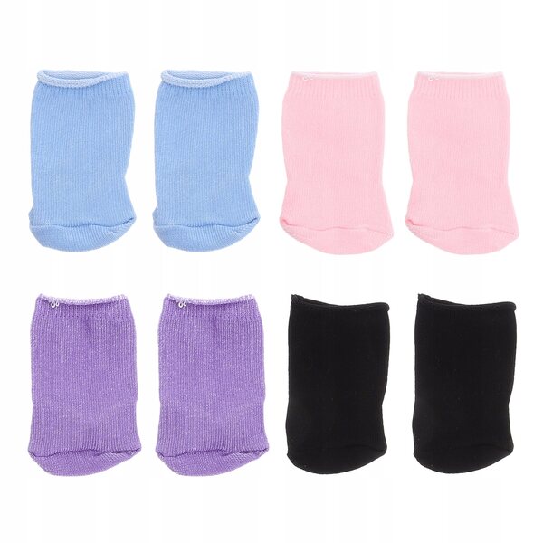 4 Paar bunte Mini-Socken für Puppen – kreative Accessoires