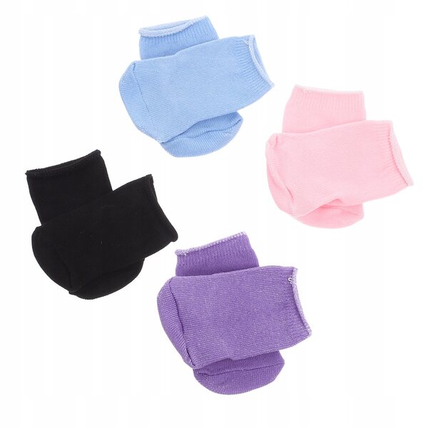 4 Paar bunte Mini-Socken für Puppen – kreative Accessoires