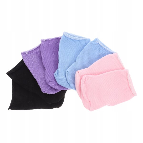 4 Paar bunte Mini-Socken für Puppen – kreative Accessoires