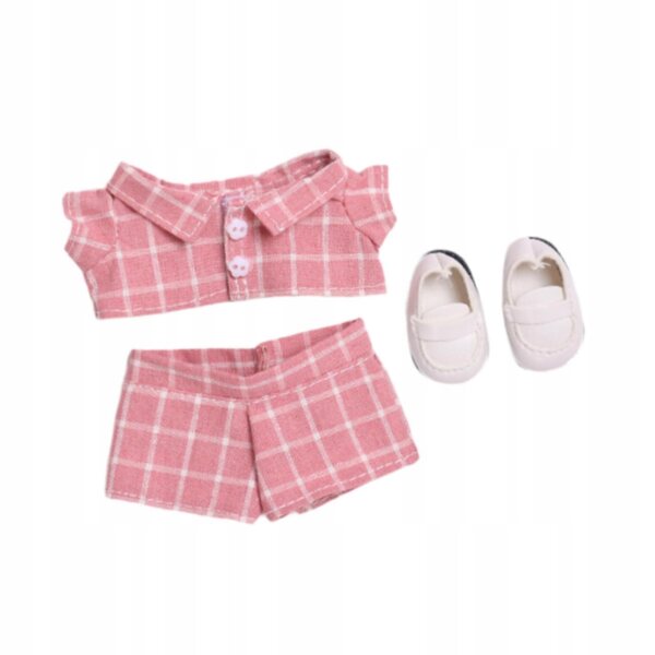 Lernkleidungsset für 15–17 cm große Puppen: T-Shirt, Hose und Schuhe