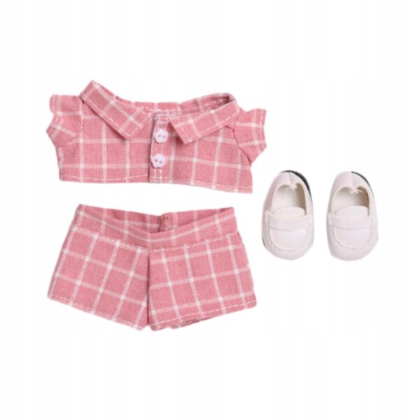 Lernkleidungsset für 15–17 cm große Puppen: T-Shirt, Hose und Schuhe