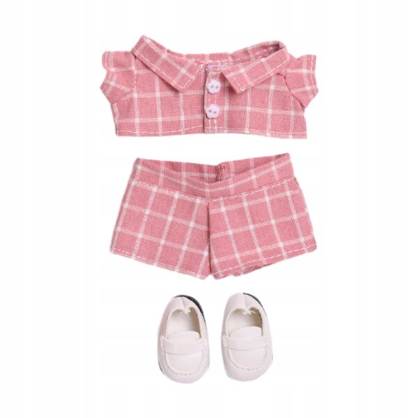 Lernkleidungsset für 15–17 cm große Puppen: T-Shirt, Hose und Schuhe