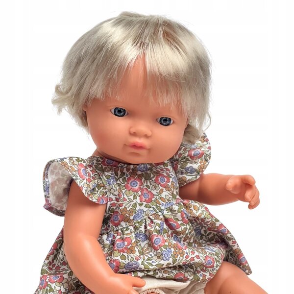 Leinentunika und Pumphose für Puppen 34-38 cm Miniland, Minikane, Paola Reina