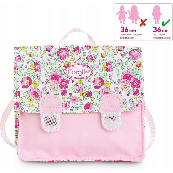 Rosa Accessoires für Corolle 36 cm Puppen, sicheres und lehrreiches Textilprodukt