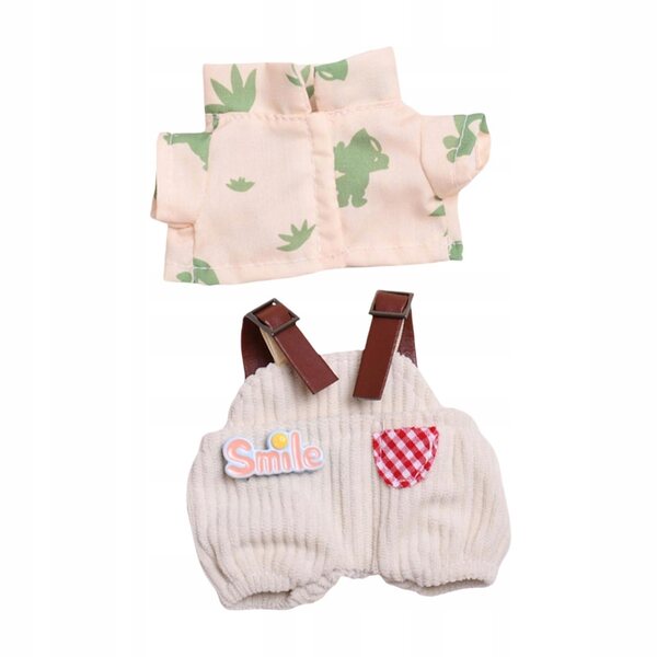 Plüschkleidung für Puppen 15-17 cm – Kombinezon weich und vielseitig