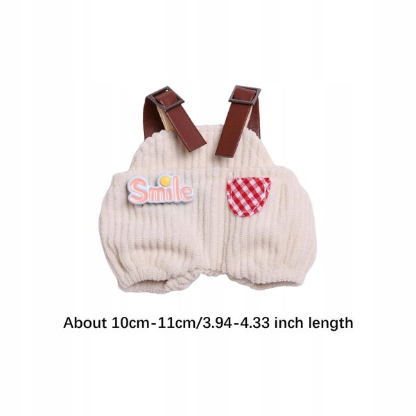 Plüschkleidung für Puppen 15-17 cm – Kombinezon weich und vielseitig