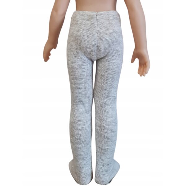 Calze per bambola Paola Reina 32cm beige con filato dorato elastiche e raffinate