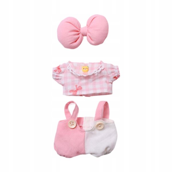 Rosa Mädchen Geschenk Puppenkleidung Plüschhosen Set