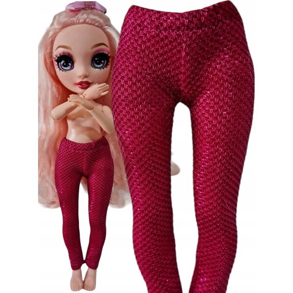 Getry für Rainbow High Fuchsia-Puppen mit glitzerndem Stretchstoff