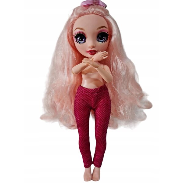 Getry per bambole Rainbow High fucsia con brillantini, tessuto elasticizzato
