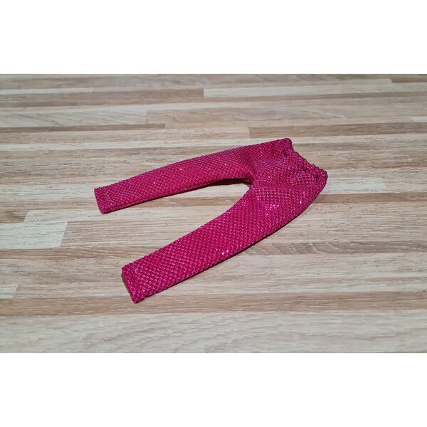 Getry per bambole Rainbow High fucsia con brillantini, tessuto elasticizzato