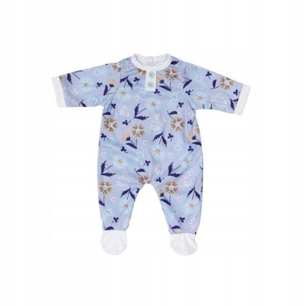 BABY born Pigiama blu 43 cm con motivo floreale per bambole