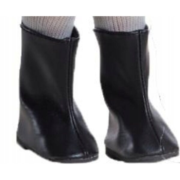 Scarpe nere per bambola Paola Reina 32 cm, eleganti e di qualità artigianale