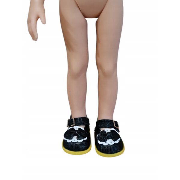 Scarpe bianche e nere per una bambola Paola Reina di 32 cm - vestiti e accessori