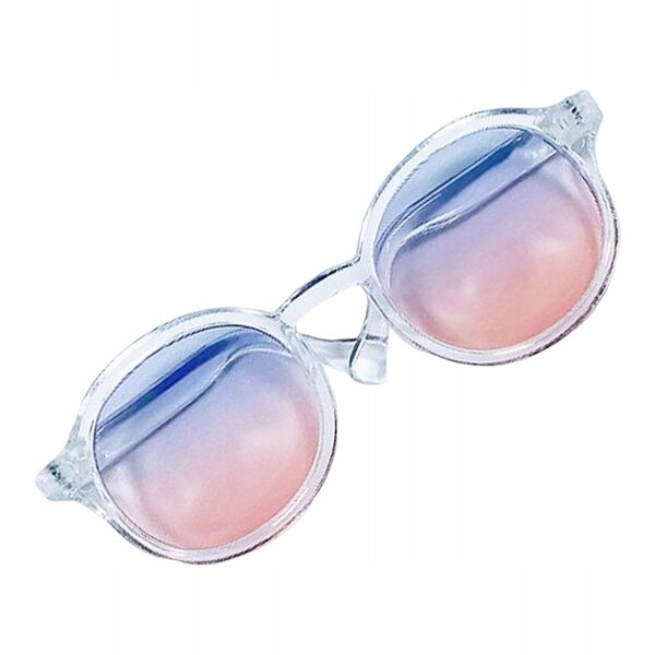 12-Zoll-Puppensonnenbrille in Rosa und Blau, 9 x 4,8 x 2,7 cm