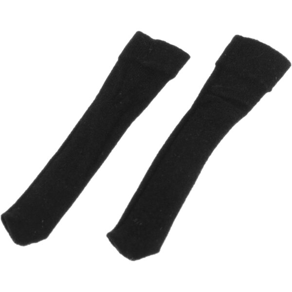 1/12 nahtlose Socken für 6-Zoll-Puppen – schwarzes elastisches Modeaccessoire