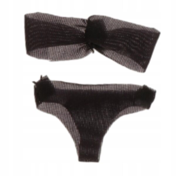 1/12 Schwarze Mini-Unterwäsche für 6-Zoll-Puppen