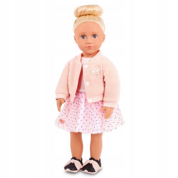 Set abbigliamento balletto Our Generation per bambole 46 cm con giacca rosa
