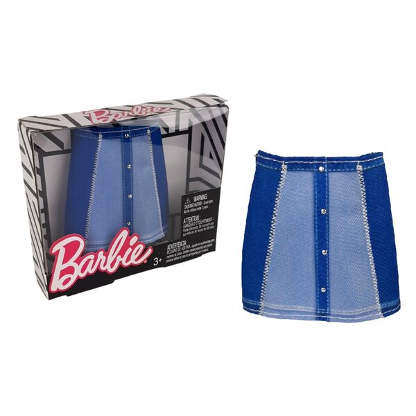 Barbie-Rock mit buntem LOVE-Aufdruck für Puppen, offizielles Modeaccessoire