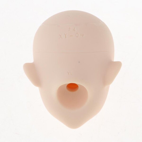 1/4 weiblicher Puppenkopf ohne Augen für BJD MSD, zarte und lebensechte Skulptur