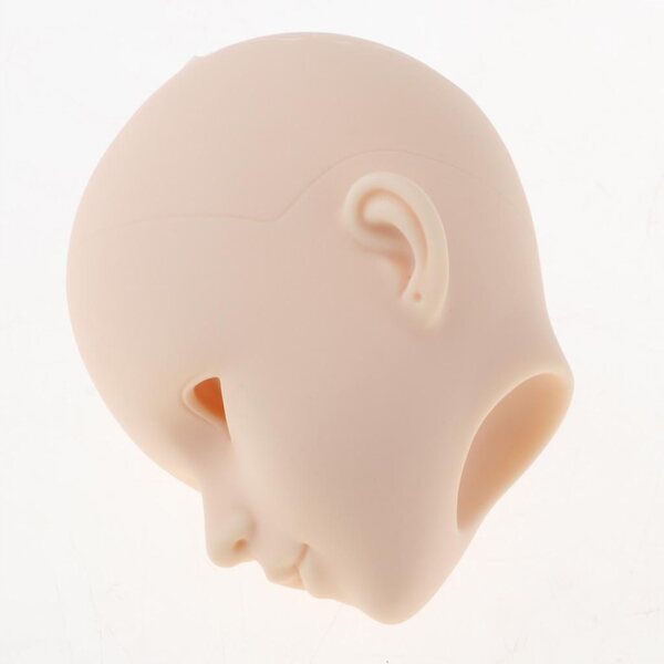 1/4 weiblicher Puppenkopf ohne Augen für BJD MSD, zarte und lebensechte Skulptur