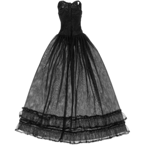 Abito da Cerimonia in Pizzo Nero per Bambole 1/3 BJD DZ - Elegante e Raffinato