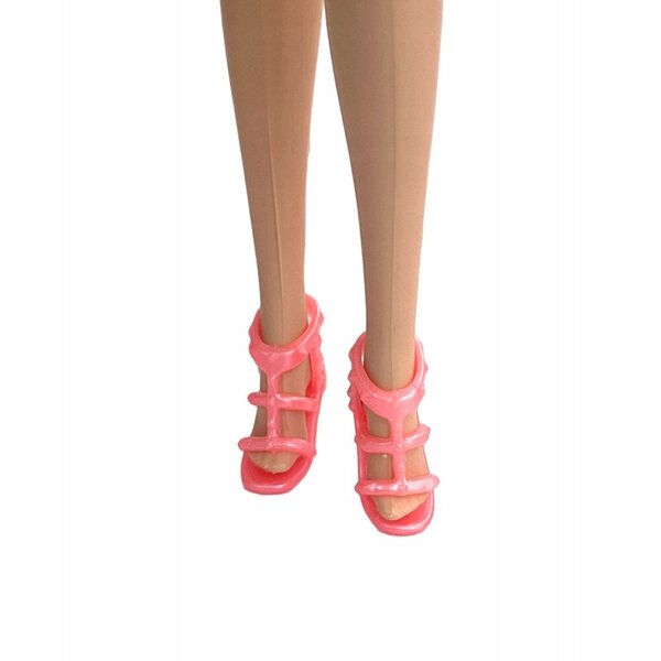 Flache rosa Sandalen für Barbie- und Steffi-Puppen, 29 cm, Kgedon
