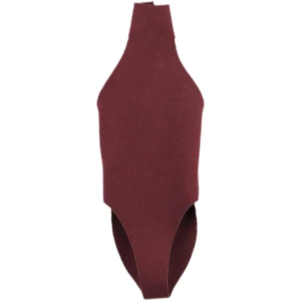 1:6 Badeanzug für 12'' Puppen aus Stoff – dunkelrote Damenbekleidung