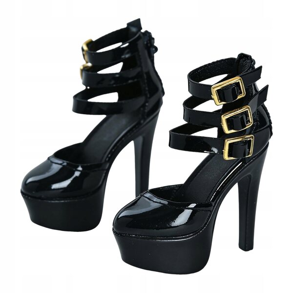 1/6 High Heels Schuhe für 12 Zoll Puppen aus strapazierfähigem PU-Material