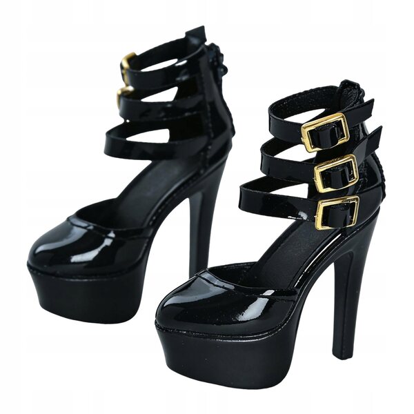 1/6 High Heels Schuhe für 12 Zoll Puppen aus strapazierfähigem PU-Material
