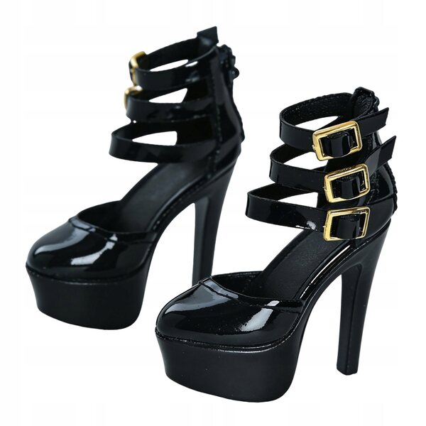1/6 High Heels Schuhe für 12 Zoll Puppen aus strapazierfähigem PU-Material