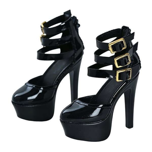 1/6 High Heels Schuhe für 12 Zoll Puppen aus strapazierfähigem PU-Material
