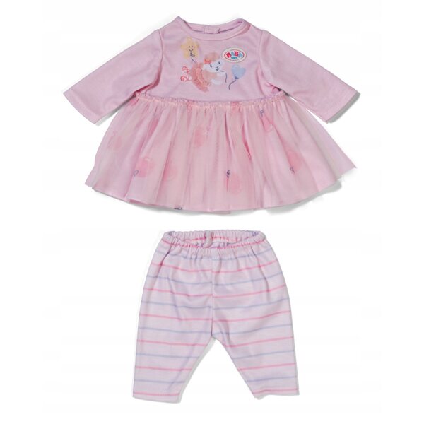 Abito Baby Born rosa chiaro, 36 cm – perfetto per bambole dai 3 anni