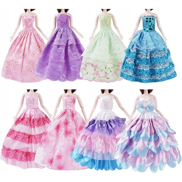 Set 32 Capi di Abbigliamento e Accessori per Bambole – Moda e Creatività Bambina