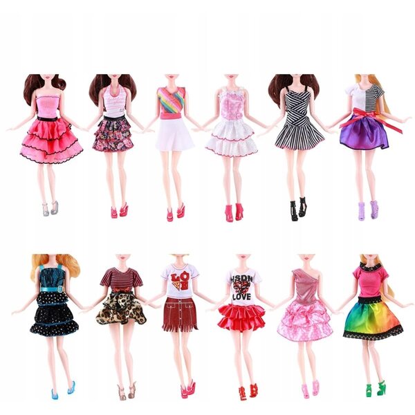 Set 32 Capi di Abbigliamento e Accessori per Bambole – Moda e Creatività Bambina