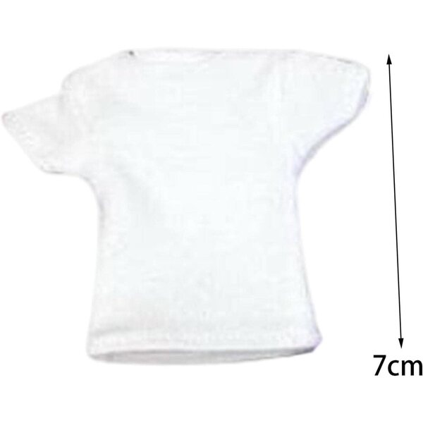 Maglietta Hip Hop per Bambole 6 Pollici 1/12 - Accessorio Tessuto Realistico