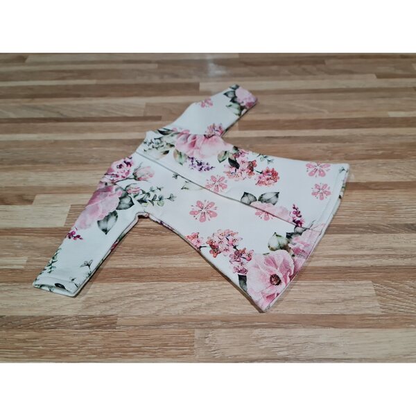 Kleid mit Rosen für Paola Reina 32 cm Puppe aus mehrfarbigem Stoff