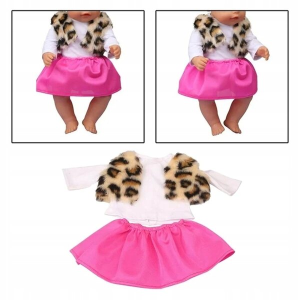 Completo abbigliamento per bambola 40-45 cm con accessori esclusivi