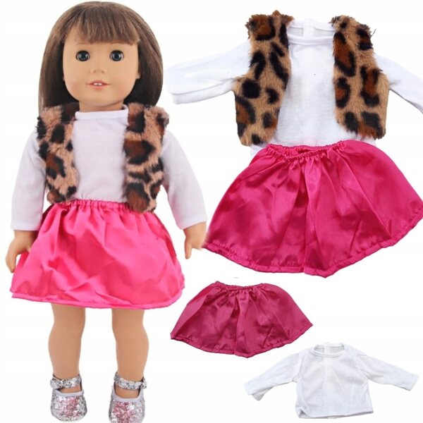 Completo abbigliamento per bambola 40-45 cm con accessori esclusivi