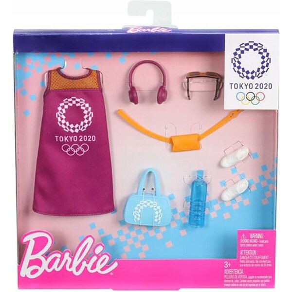 Olympia-Bekleidungs- und Zubehörset für Barbie-Puppen – komplett und modern