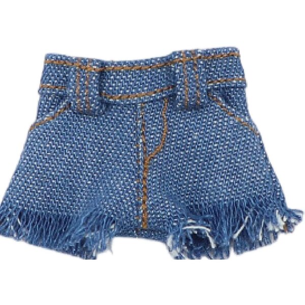 Sommershorts aus Stoff für 1:12 SZLIFE Puppen Blau – Lässiges Accessoire