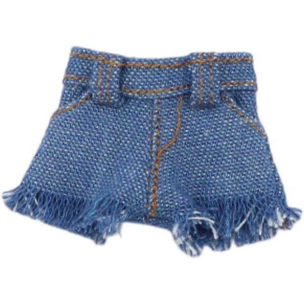 Sommershorts aus Stoff für 1:12 SZLIFE Puppen Blau – Lässiges Accessoire