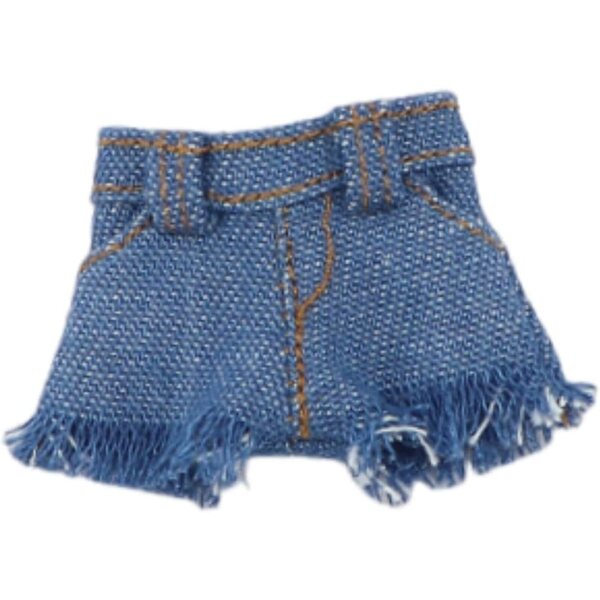 Sommershorts aus Stoff für 1:12 SZLIFE Puppen Blau – Lässiges Accessoire