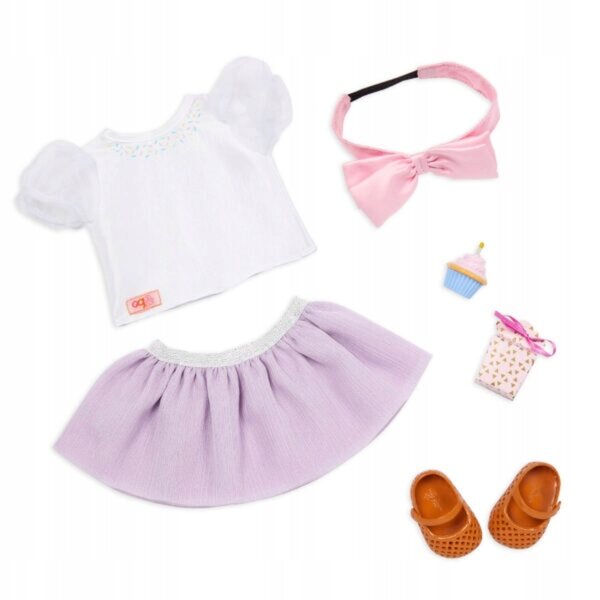 Our Generation Set Abbigliamento Deluxe per Bambole 46 cm Festa Compleanno