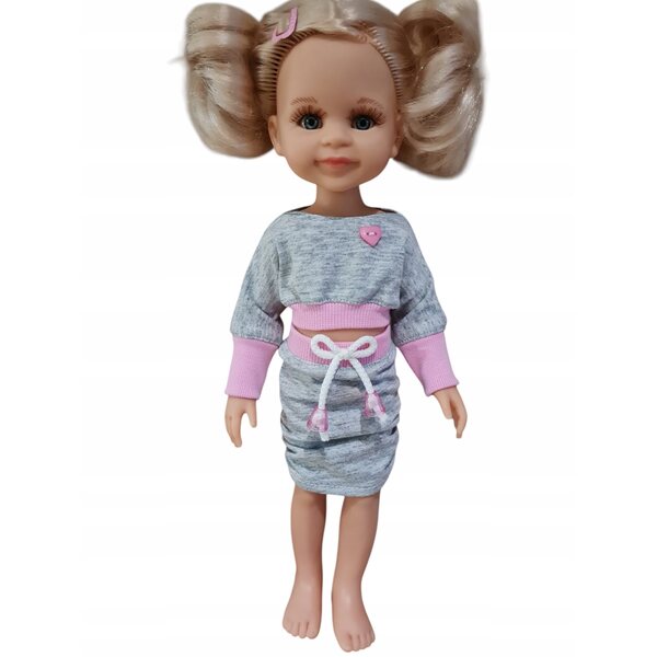 Für Paola Reina 32 cm Puppe Set 2 in 1 Sportshirt und Rock