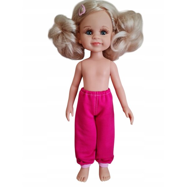 Dres-Outfit für Paola Reina 32 cm Puppe mit Katzenaufdruck und Hose