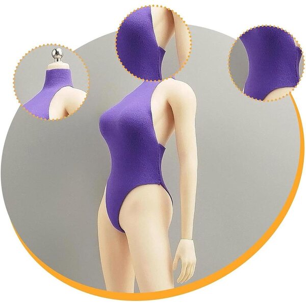 Costume da Bagno Estivo Viola Chiaro per Bambola 1:6 - Abbigliamento Miniatura 12''