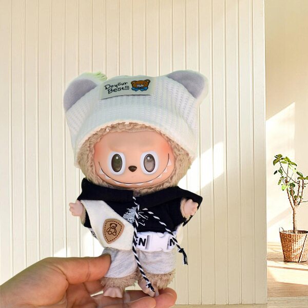 Bekleidungsset für 15-cm-Puppe mit Sweatshirt und modischer Hose