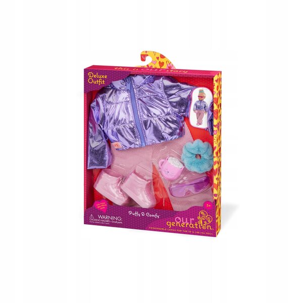 Set Deluxe abbigliamento morbido e caldo per bambole 46 cm Our Generation