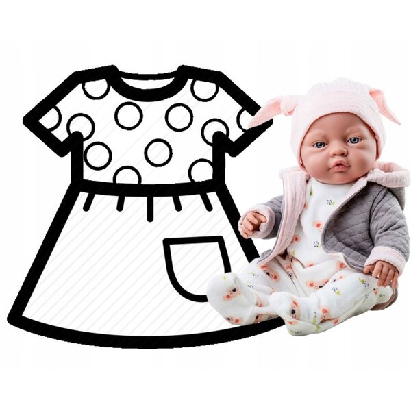 Paola Reina per Bambole vestiti 45 cm - Qualità Artigianale Spagnola